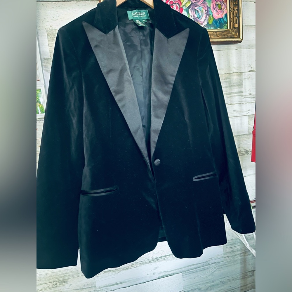 Ralph Lauren velvet blazer great condition